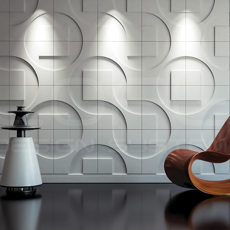 Pared 3d Veggpaneler Tapet Veggbelegg for hjemmedekorasjon Innendørspanel De Pvc Moderne Geometrisk Villa