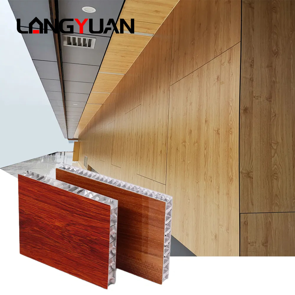 18 mm aluminiums honeycomb paneler for skap og kjøkkendør Aluminium honeycomb paneler fabrikk