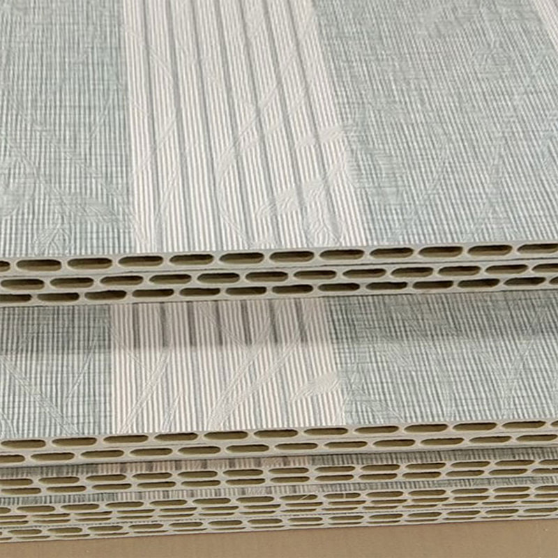 Moderne integrert bambus trefiber PVC veggpanel for TV Bakgrunn Hardpakke Veggpanel for innvendig tak for hotellbruk