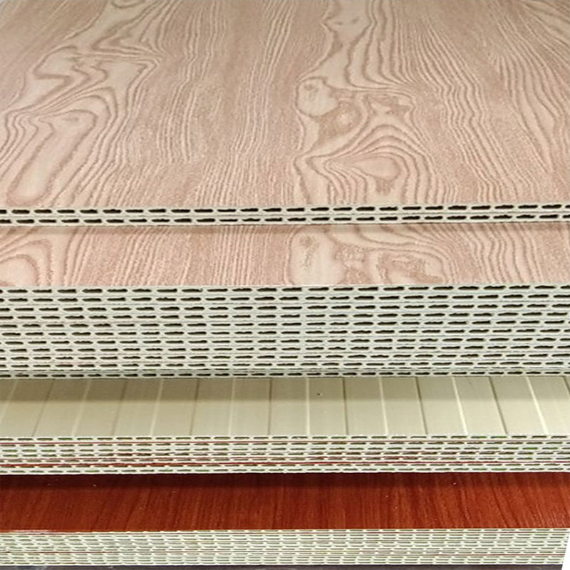 Moderne integrert bambus trefiber PVC veggpanel for TV Bakgrunn Hardpakke Veggpanel for innvendig tak for hotellbruk