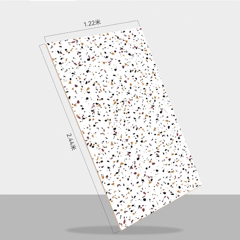 1220mm×2440mm Fleksibel PVC Plast Alternativ Marmor SPC Veggpanel og brett Kunstig imitert marmor UV-belegg PVC-marmorark