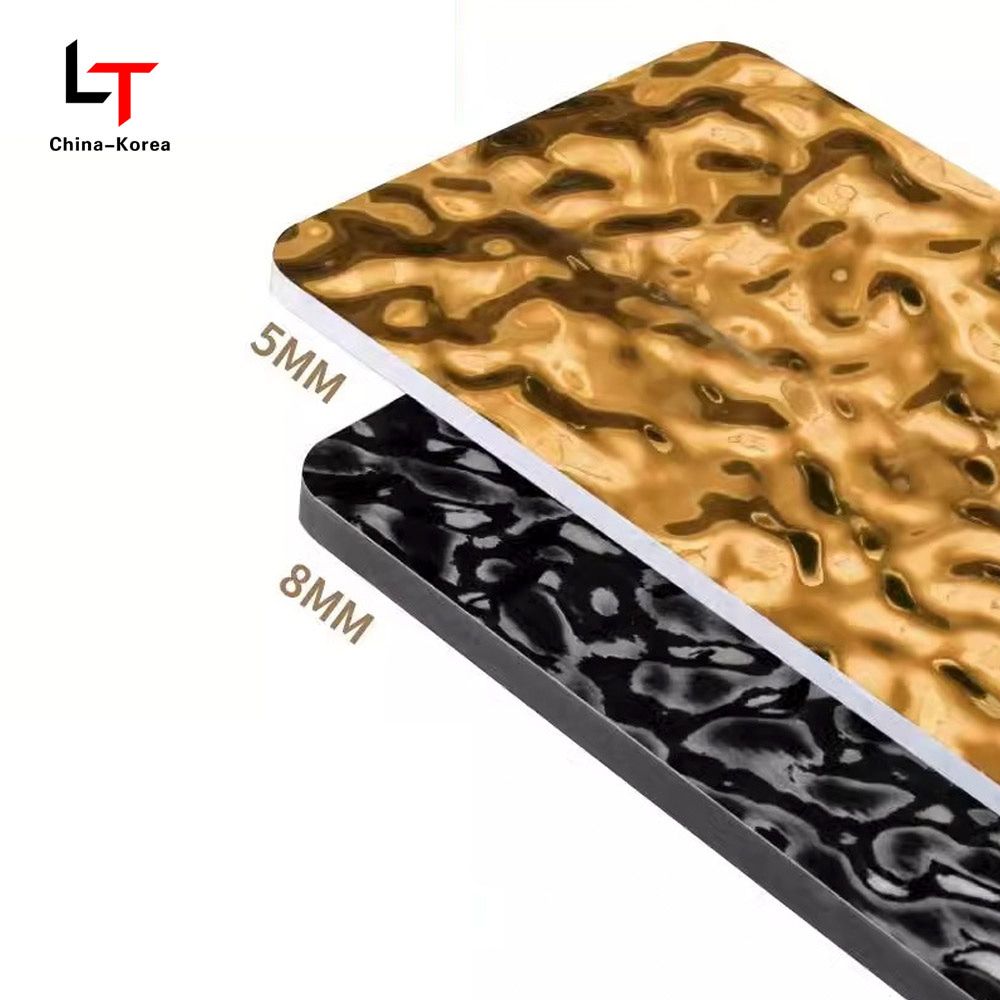 1220×2440 mm miljøvennlig PVC trefinerkorn dekorative veggpaneler for innendørs veggkledning Vanntett Ripebestandig Enkel å installere