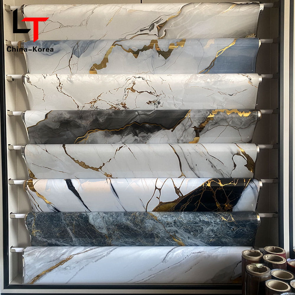 3D 5D utskrift Laminering Varmeoverføringsfilm PVC Møbeldekorasjonsfilm Vakuumpressefolie for dørveggpanel WPC UV-plate