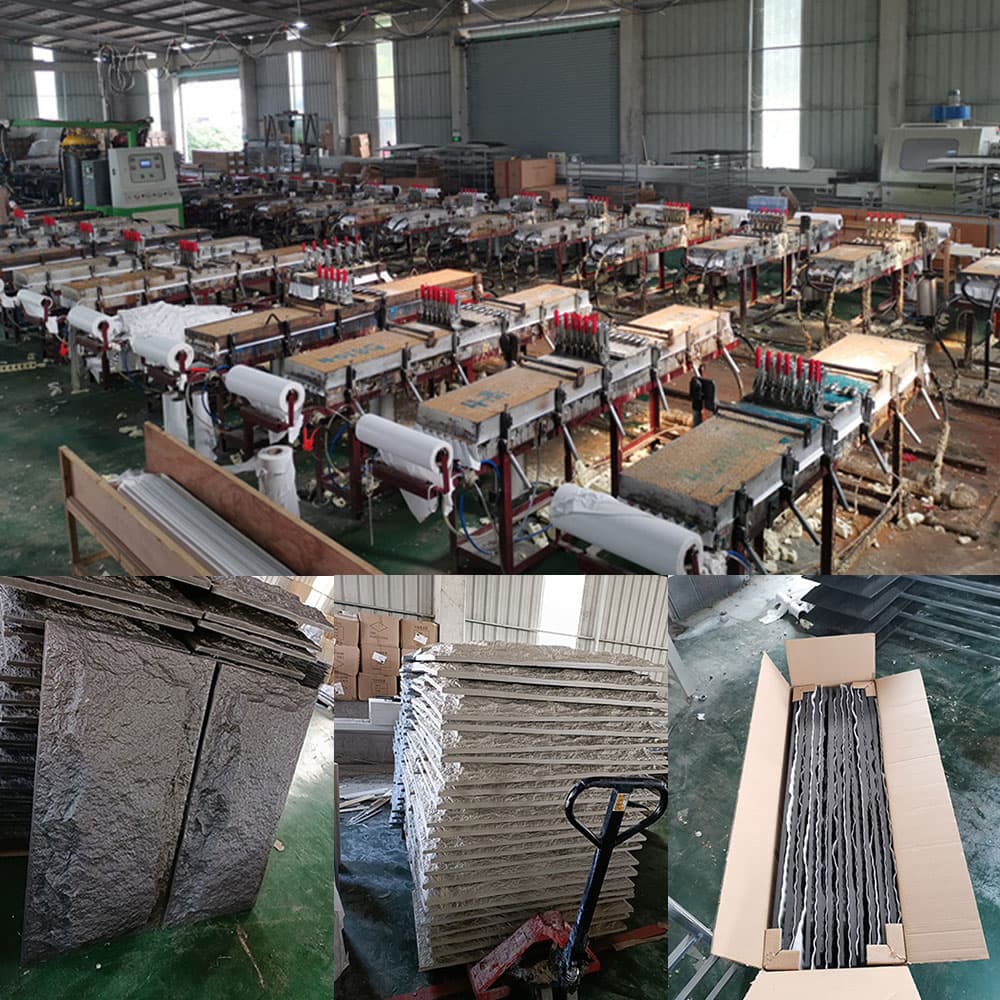 60*30 cm dekorativ finerplate dekor kunstig polyuretan Pu steinveggpanel kunstig stein til hjemmet