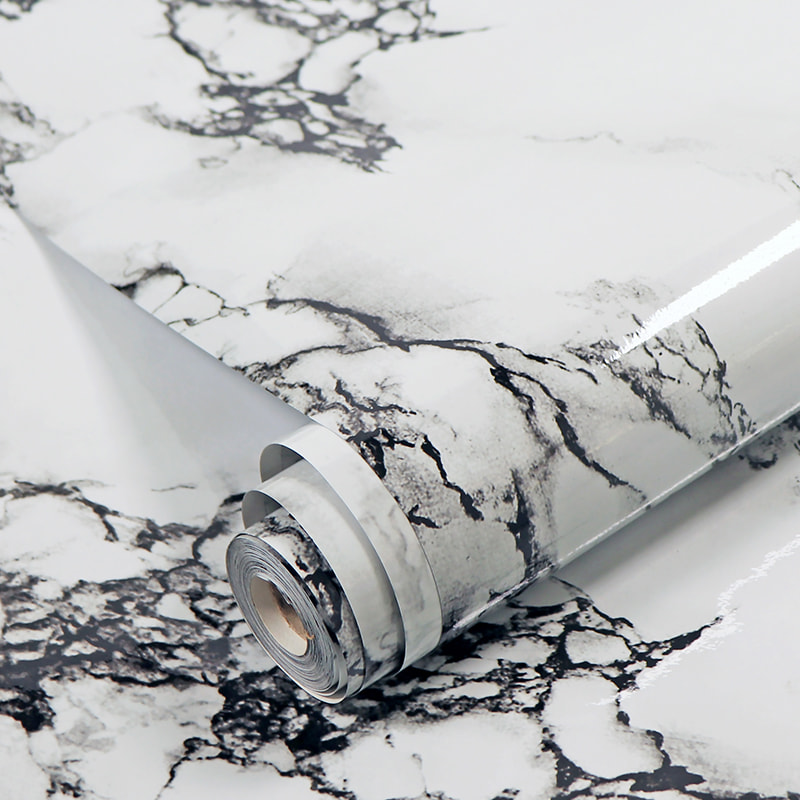 Selvklebende veggklistremerker Engros tapet, PVC veggklistremerke for spisestue Soverom Stue Antikollisjonstapet