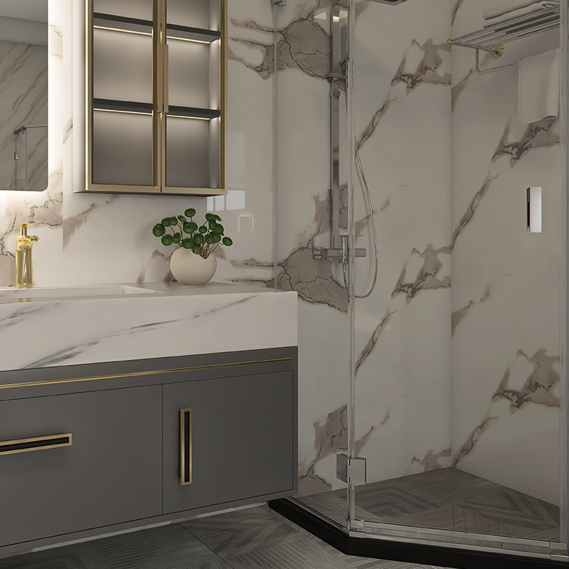 Selvklebende veggklistremerker Engros tapet, PVC veggklistremerke for spisestue Soverom Stue Antikollisjonstapet