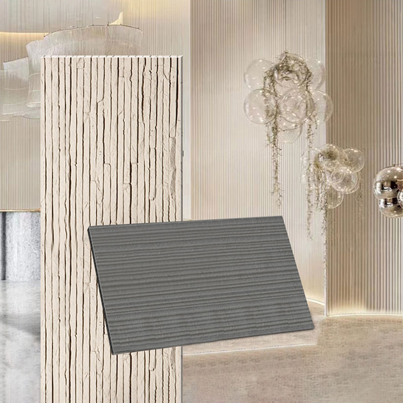 Moderne design Brannsikre lette veggpaneler Nytt materiale Myk steinbekledning Fleksibel MCM-fliser Lineær steinveggbelegg