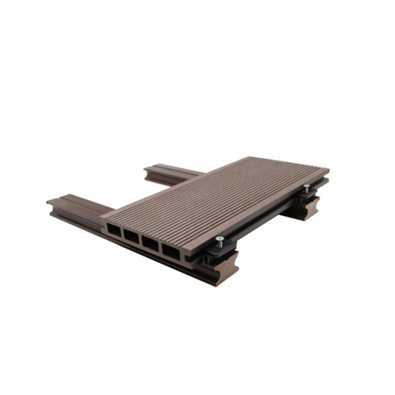 Feste på gjør-det-selv-gulv Utendørs Vanntett Wpc Patio Komposittkonstruert gulv Interlocking Dekk Flisbord